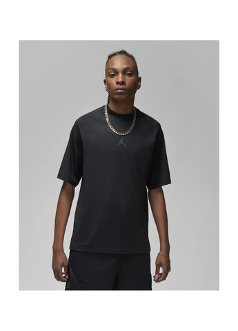 Черная мужская футболка dri-fit sport golf t-shirt black Air Jordan