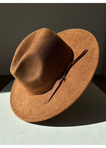 Капелюх Федора унісекс замшевий з полями 8 см та регулюванням розміру MONACO No Brand (362346149)