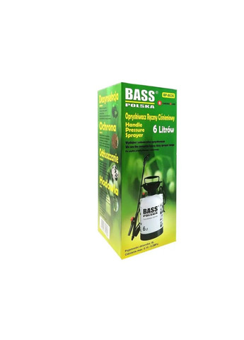 Ручний помповий обприскувач, розпилювач плечовий 6л 8636 Bass Polska (368698314)