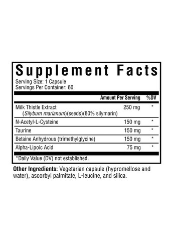 Поживні речовини для печінки, Liver Nutrients,, 60 вегетаріанських капсул Seeking Health (322741287)