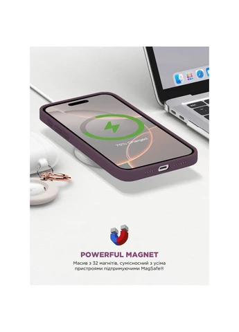 Чехол для мобильного телефона (ARM81317) ArmorStandart ICON2 MagSafe Apple iPhone 16 Pro Plum (326594764)