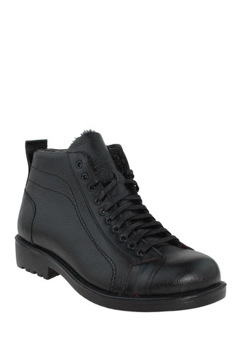 Черные зимние ботинки 19104.01 черный Goover