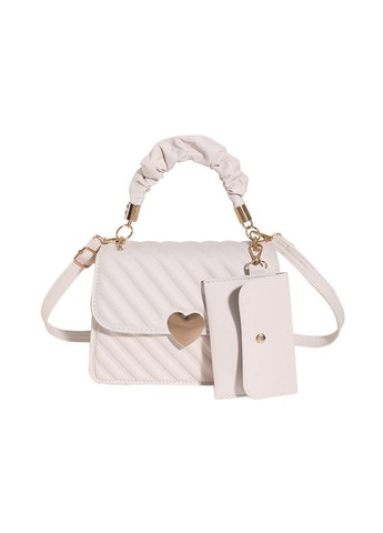 Женская сумка кросс-боди белая молочная No Brand (290665314)
