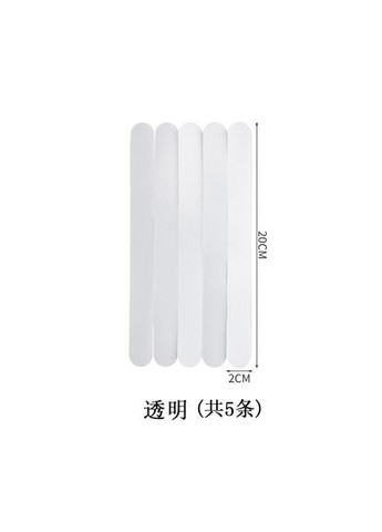 Противоскользящая резиновая лента на в ванную или на пол 5 шт размер 2х20 см No Brand (367959513)