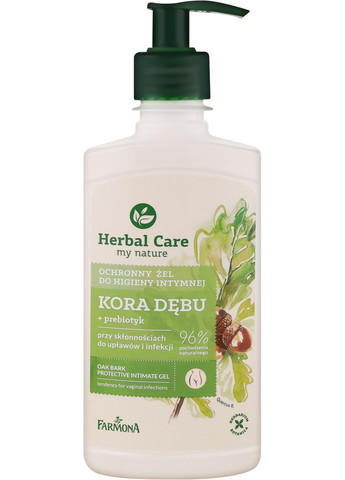 Гель для интимной гигиены "Кора дуба" Herbal Care 330ml (358619-31018300) Farmona (368647385)