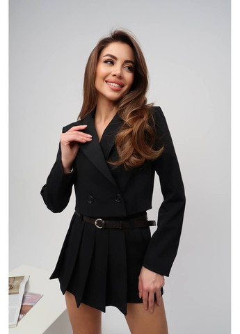 Костюм (жакет, юбка-шорты), цвет Черный No Brand (361245751)