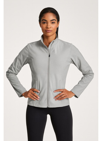 Сіра демісезонна водонепроникна куртка soft shell Team 365