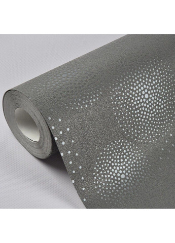 Обои виниловые на флизелине 0.53 × 10.05 м 55434, серые — для спальни, гостиной, прихожей MARBURG (368895869)