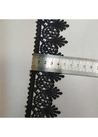 Кружево макраме 5см (20 м) Цвет - Черный (33-Y10331-3) Plus-plus (352744470)