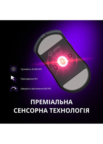 Миша Elite MSE90W Wireless Gaming White (LRG-MSE90W-WH) LORGAR (333800386)