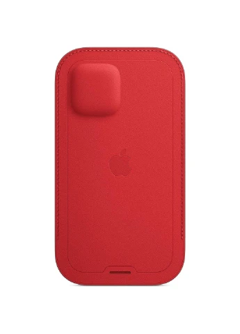 Чехол-карман Leather Sleeve with MagSafe для iPhone 12 Mini Red (MHMR3) Apple (341487883)