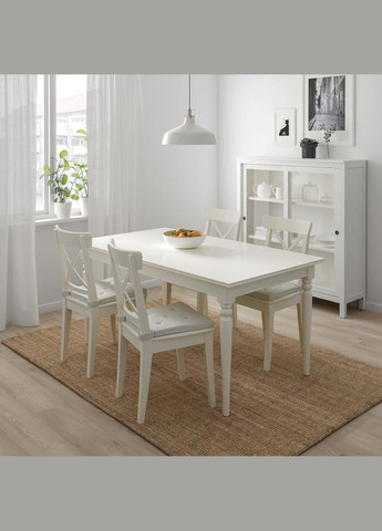 Стіл і 4 стільці ІКЕА INGATORP / INGOLF 155/215 см (s29917307) IKEA (278407876)