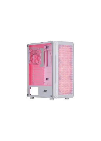 Корпус Hexagon G338W без БЖ 2xUSB3.0, 1xUSBType-C, 3x120мм ARGB, 1x120мм, VGA 330мм, LCS ready, HUB, TG Side Panel, ATX, білий 2E Gaming (387173698)