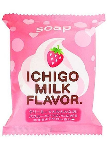 Мыло с ароматом клубники и молока Petit Strawberry Milk 80g (1512718-35912244) PELICAN (368646983)