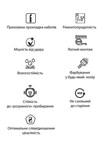 Плінтус дюрополімерний 99x15x2000 мм Grand Decor ProfiLuxe HCR 529 (336382737)