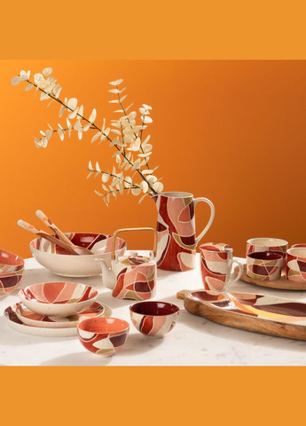 Блюдо салатник из дерева коричневого цвета диаметр 35 см. (166324) Amadeus (333984524)