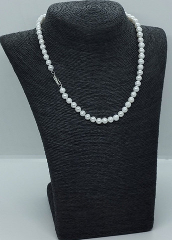 Ожерелье из речного жемчуга белого цвета L=47 см Ø=7 мм No Brand (299153560)