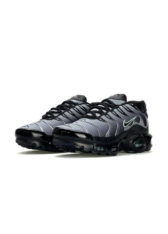 Кроссовки Grey Black Silver (Размер ) No Brand Air Max Plus тёмно-серые (378646764)