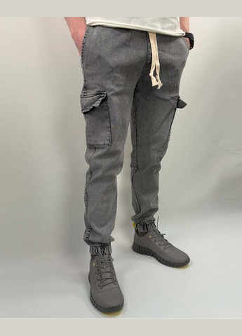 Серые демисезонные джинсы jeans 04-054-1 серые Hendricks