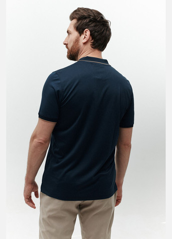 Темно-синяя футболка-поло для мужчин NAVI