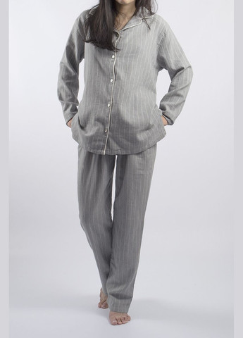 Сіра піжама жіноча arya gri melanj сірий Buldans