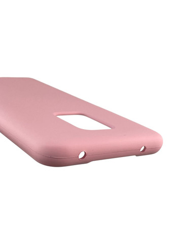 Чохол для Redmi Note 9 Pro силіконовий з мікрофіброю нековзний на сяомі редмі нот 9 про рожевий Xiaomi (366390557)