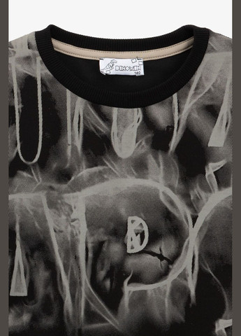 Baby Show свитшот с узором для мальчика 13219 134 см черный shop (2000990965448) черный повседневный хлопок