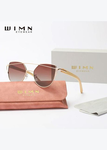 Жіночі градієнтні поляризаційні сонцезахисні окуляри WIMN Y5585 Brown Gradient WIM (303401574)