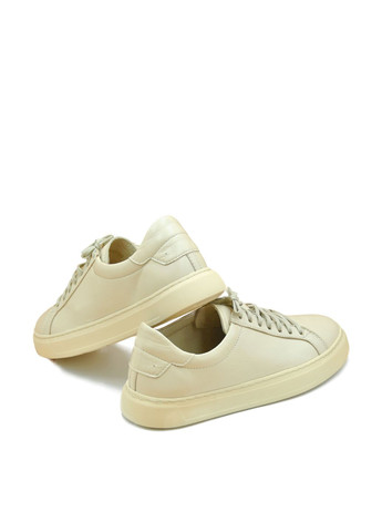 Бежевые кеды кожаные женские Corso Vito