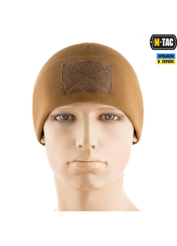 Шапка Watch Cap Elite фліс (270г/м2) з липучкою Coyote Brown M-TAC (315148430)