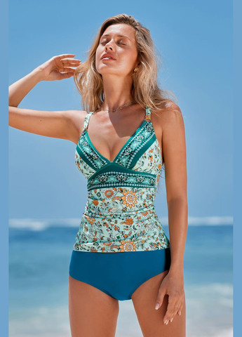 Комбинированный летний купальник CUPSHE