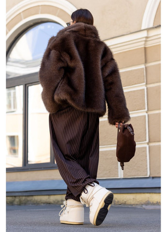 Шуба з еко-хутра коротка Chicly Furs (360602985)