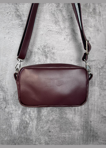 Женская сумка кросс-боди (через плечо) из натуральной кожи размер S, Марсала Famk (325488986)