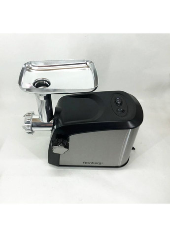 Электрическая мясорубка RB-673 с соковыжималкой и шинковкой 9 насадок 3000W с реверсом Rainberg (365654704)