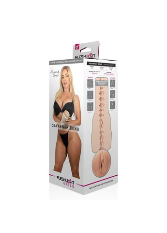 Мастурбатор Girls: Savannah Bond — From Australia With Love, зі зліпка вульви Fleshlight (303896397)
