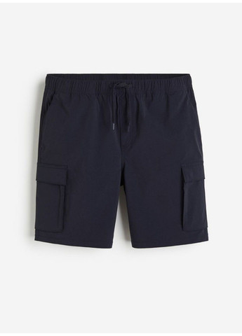 Мужские нейлоновые шорты карго Regular Fit (57913) S Темно-синие H&M (295263200)