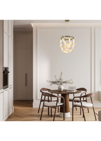 Люстра подвесная бронзовая из гибкого каната в стиле арт-деко (81-3175 AB) No Brand (370071824)