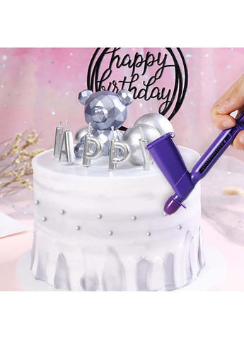 Пистолет шприц кондитерский для декорирования тортов и капкейков сахарными бусинами и жемчужинами Kitchen Master (361079605)