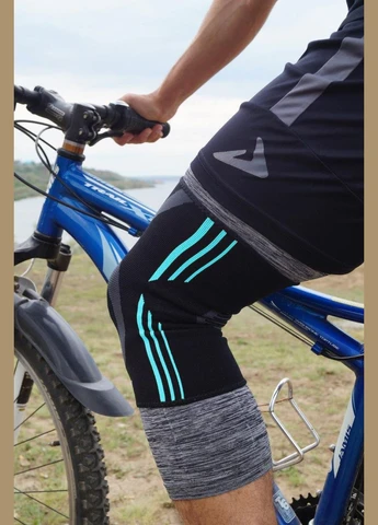 Наколінники PS-6021 Knee Support Evo Black/Blue (пара) (A-012351) Power System (314810545)
