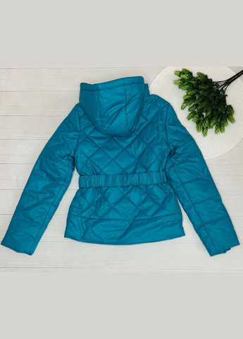 Голубая демисезонная куртка девственниц. голубой м123 Moon-Box