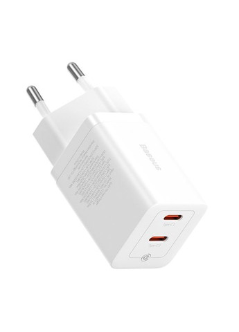 Сетевое зарядное устройство для GaN5 Pro Fast Charger C+C 40W EU White Baseus GaN5 Pro Fast Charge (368698425)