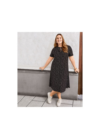 Черное вечернее платье с узором для женщины lidl 369302 Esmara