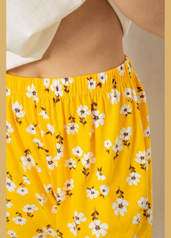 Молочная пижама женская с принтом Isik 243R1600-002