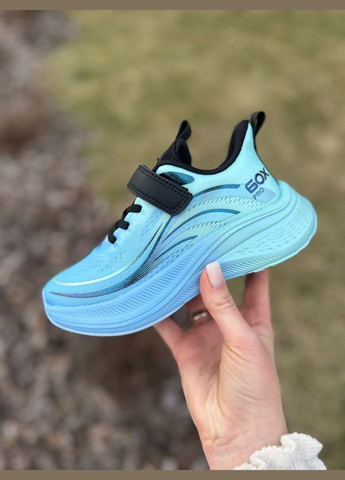 Голубые всесезонные кроссовки Apawwa