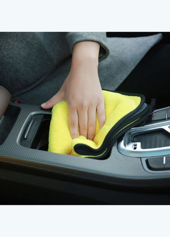 Авторушник (автомобільна мікрофібра) двосторонній універсальний 40х30 см (24050524) Bluefield (317297429)