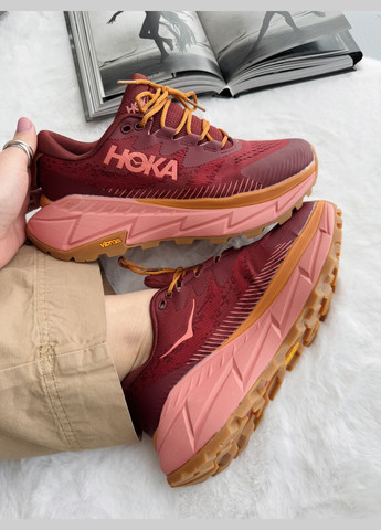 Кросівки жіночі Hoka Skyline-Float X Bordo Peach| Хока Скайлайн-Флоат бордові No Brand бордові демісезони (340055404)
