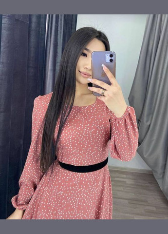 Рожева сукня міді Fashion