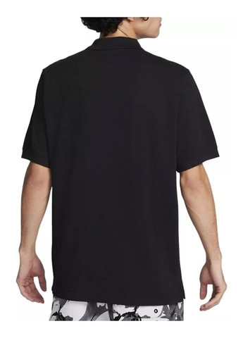 Чорна футболка чоловіча club s polo pique fn3894-010 поло чорна Nike