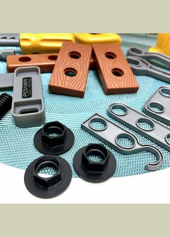 Набір інструментів шуруповерт дриль механічний Жовтий (T027) Bambi (340466563)