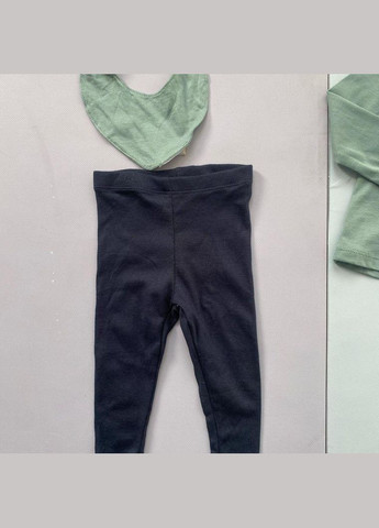 Зеленый демисезонный костюм тройка из органического хлопка 86-92 см (12-24 мес) зеленый, темно-синий Lupilu